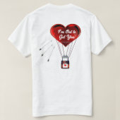 Ik ga je te pakken T-shirt (Design achterkant)