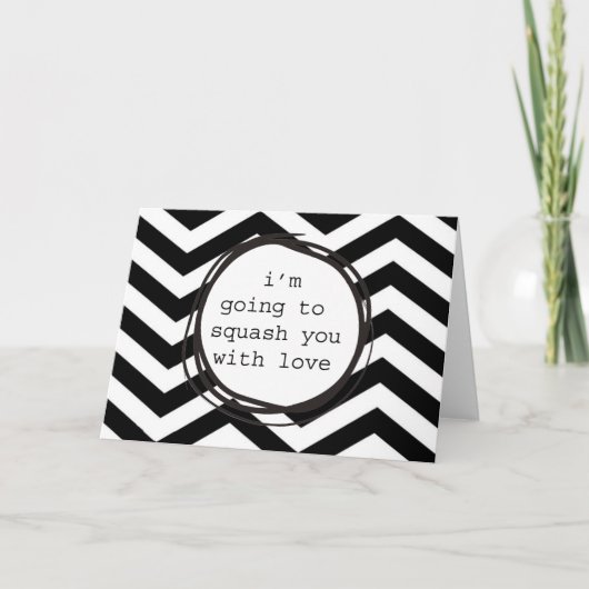 Ik ga je verpletteren met liefde feestdagen kaart (Voorkant)