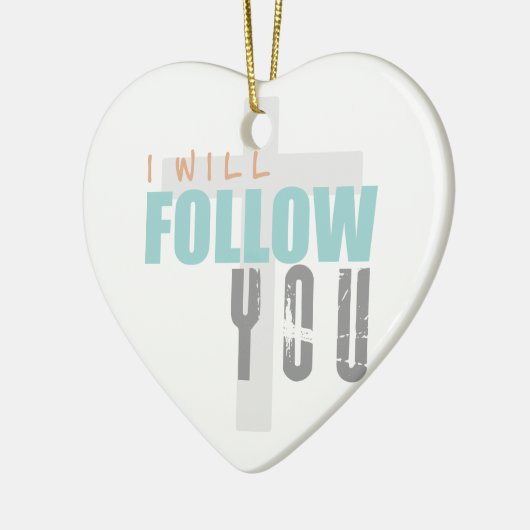 IK GA JE VOLGEN, Ruth Chris Tomlin Worship Keramisch Ornament (Links)