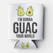 Ik ga je wereld schelen, Guacamole Avocado Blikjeskoeler (Voorkant)