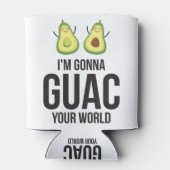 Ik ga je wereld schelen, Guacamole Avocado Blikjeskoeler (Achterkant)