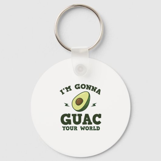 Ik ga je wereld schelen, Guacamole Avocado Sleutelhanger (Voorkant)