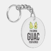 Ik ga je wereld schelen, Guacamole Avocado Sleutelhanger (Voorkant Links)