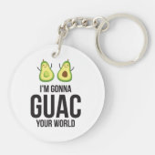 Ik ga je wereld schelen, Guacamole Avocado Sleutelhanger (Achterkant)