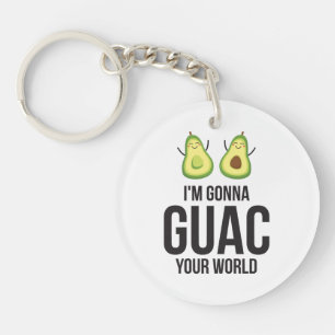 Ik ga je wereld schelen, Guacamole Avocado Sleutelhanger