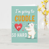 Ik Ga Je Zo Hard Knuffelen Kaart (Gele Bloem)