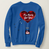 Ik Ga Jou Pakken T-shirt met capuchon (Design achterkant)