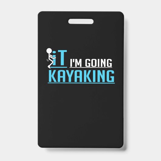 IK ga kanoën Badge (Voorzijde)