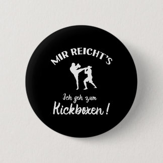Ik Ga Kickboksen - Kick-boxer Kickboksen Ronde Button 5,7 Cm