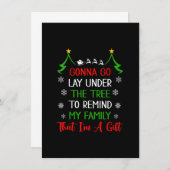 Ik ga Lay onder de boom om me eraan te herinneren Kaart (Voorkant / Achterkant)