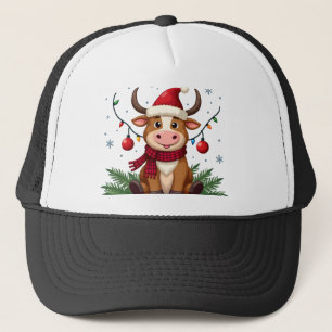 Ik Ga Leuk Alles Is Leuk Kerstmis Hoogland Koe Trucker Pet
