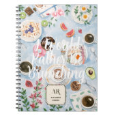 Ik Ga Liever Brunchen | Aangepaste Monogram Notitieboek (Voorkant)