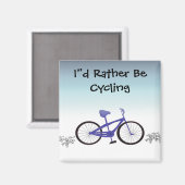Ik ga liever fietsen magneet (Voorkant / Achterkant)
