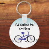 Ik ga liever fietsen sleutelhanger (Voorkant)