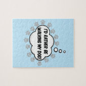 Ik ga liever mijn hond rondlopen legpuzzel (Horizontaal)