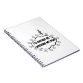 Ik ga liever mijn hond rondlopen notitieboek (Rechterzijde)