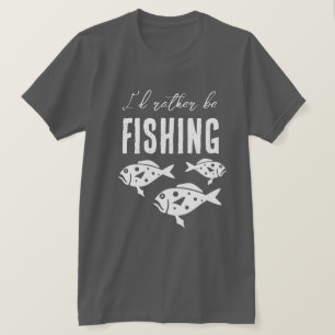 Ik ga liever vissen T-shirt cadeau voor Vaderdag
