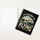 Ik ga liever vliegen. Vliegtuig Planner (Display)