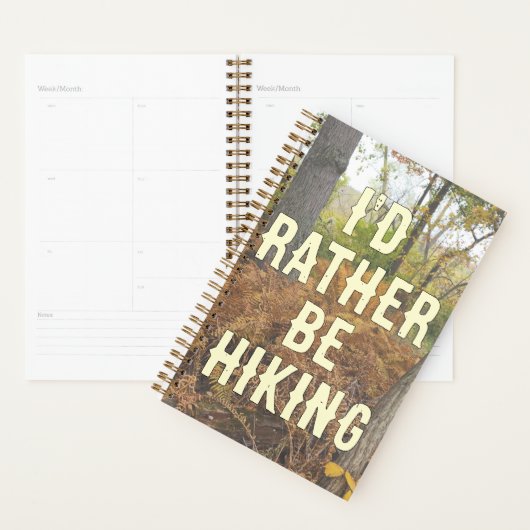Ik Ga Liever Wandelen Dagelijkse Planner (Display)
