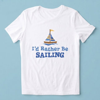 Ik Ga Liever Zeilen Met Zeilboot T-Shirt