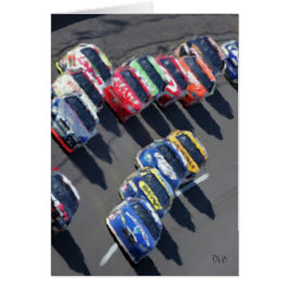 Ik ga met een racekaart