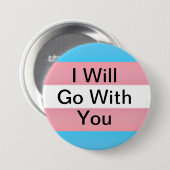 Ik ga met je Button mee. (Voorkant /achterkant)