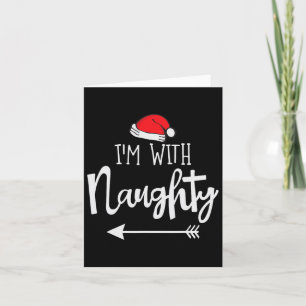 Ik ga met leuk ik Kerstmis tweetal cadeau kostuum Kaart