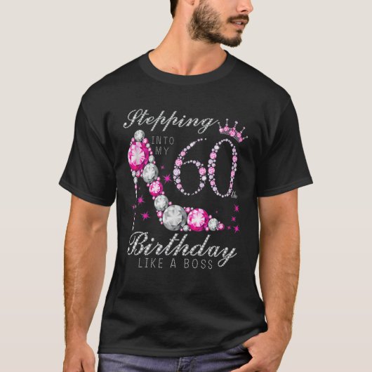 Ik ga mijn 60-jarige verjaardag in als een baas 60 t-shirt (Voorkant)