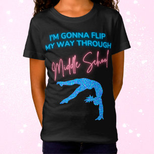 Ik ga mijn weg door de middelbare school draaien t-shirt