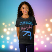 Ik ga mijn weg door de middelbare school. t-shirt