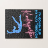 Ik ga mijn weg door Kindergarten draaien Legpuzzel (Horizontaal)