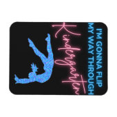 Ik ga mijn weg door Kindergarten draaien Magneet (Horizontaal)