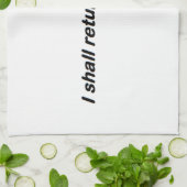 Ik ga naar buiten... om Pickleball Towel terug. Theedoek (Gevouwen)