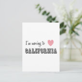 Ik ga naar Californië Briefkaart (Staand voorkant)