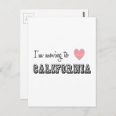 Ik ga naar Californië Briefkaart (Voorkant / Achterkant)