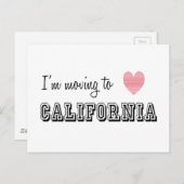 Ik ga naar Californië Briefkaart (Voorkant / Achterkant)