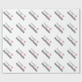 Ik ga naar Californië Cadeaupapier (Vlak)