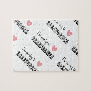 Ik ga naar Californië diagonaal Legpuzzel