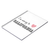 Ik ga naar Californië Notitieboek (Linkerzijde)