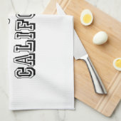 Ik ga naar Californië Theedoek (Quarter Fold)