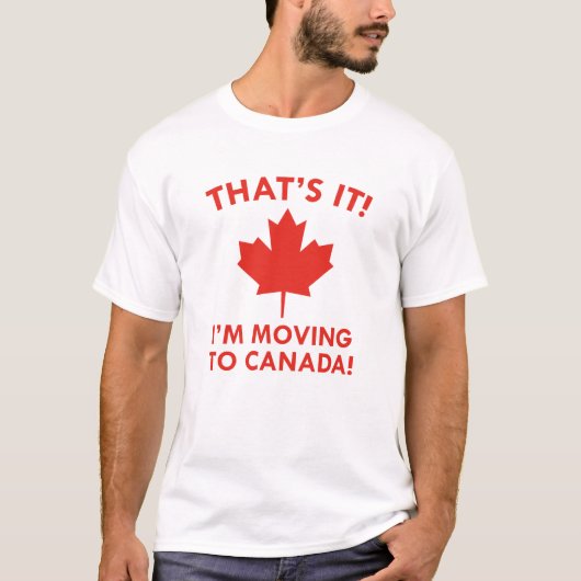 Ik ga naar Canada T-shirt (Voorkant)