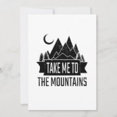 Ik ga naar de bergen kaart (Voorkant)