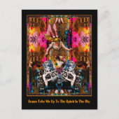 Ik ga naar de geest in de hemel. briefkaart (Voorkant)