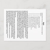 Ik ga naar de hemel van Quiz Briefkaart (Achterkant)