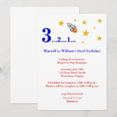 Ik ga naar de maan voor mijn verjaardag kaart (Voorkant / Achterkant)