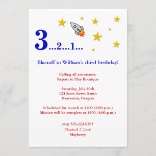 Ik ga naar de maan voor mijn verjaardag kaart