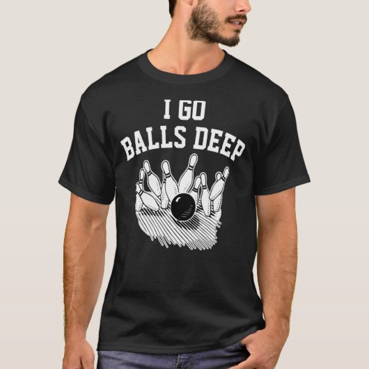 Ik ga naar Deep Bowling T-shirt (Voorkant)