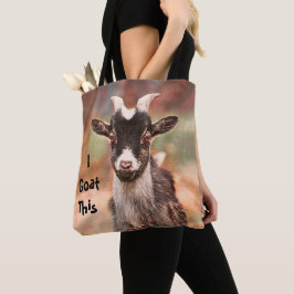 Ik ga naar deze schimmelwerper tote bag