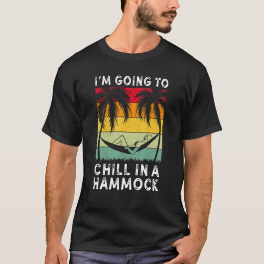 Ik ga naar een Hammock Holiday Vacay. T-shirt (Voorkant)