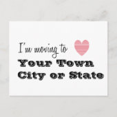 Ik ga naar... Gepersonaliseerd Briefkaart (Voorkant)